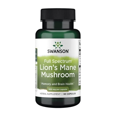 Melena de León Swanson 500mg | Lion's Mane |  Memoria y Concentración1