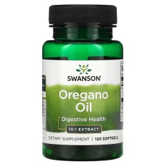 Aceite de Orégano Swanson 150mg | Extracto 10:1 |  120 Softgels | Inmunidad Natural y Salud Digestiva