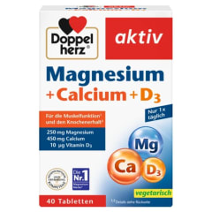 MAGNESIO + CALCIO + D3