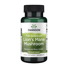 Melena de León Swanson 500mg | Lion's Mane |  Memoria y Concentración