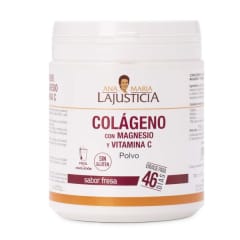 COLÁGENO CON MAGNESIO + VITAMINA C  Sabor fresa en polvo (350 g)