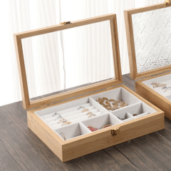 ORGANIZADOR JOYERO LIGERO BAMBU