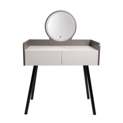 TOCADOR MAQUILLAJE MADERA + ESPEJO LUZ LED ELOISA