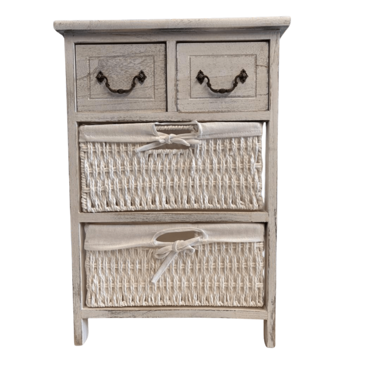 CAJONERA COMODA VIVANCO 2 CAJONES TELA RUSTICO1