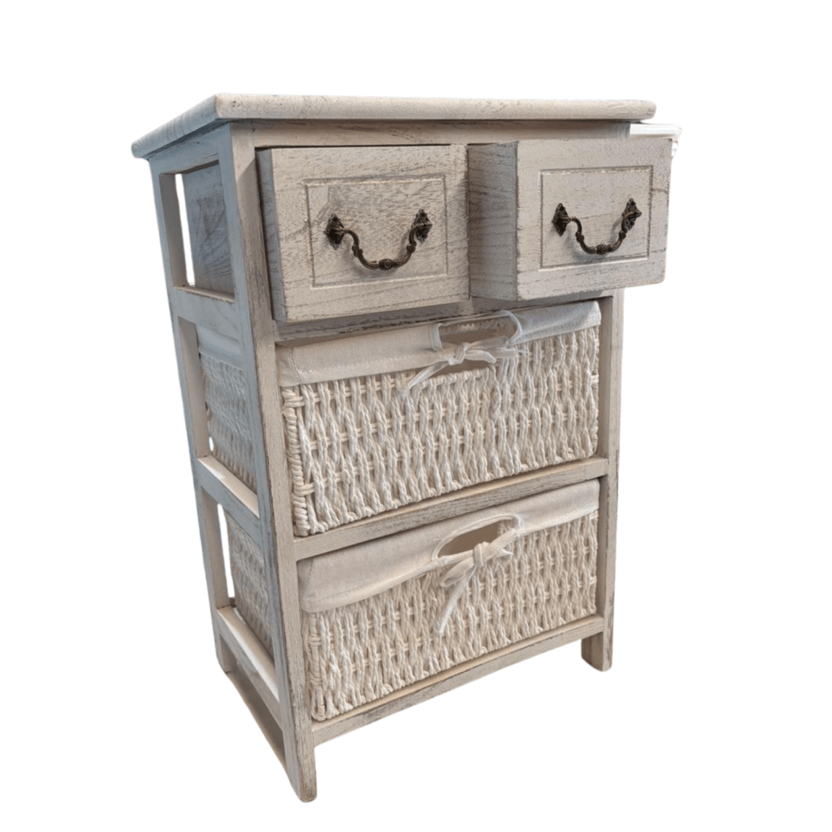 CAJONERA COMODA VIVANCO 2 CAJONES TELA RUSTICO3