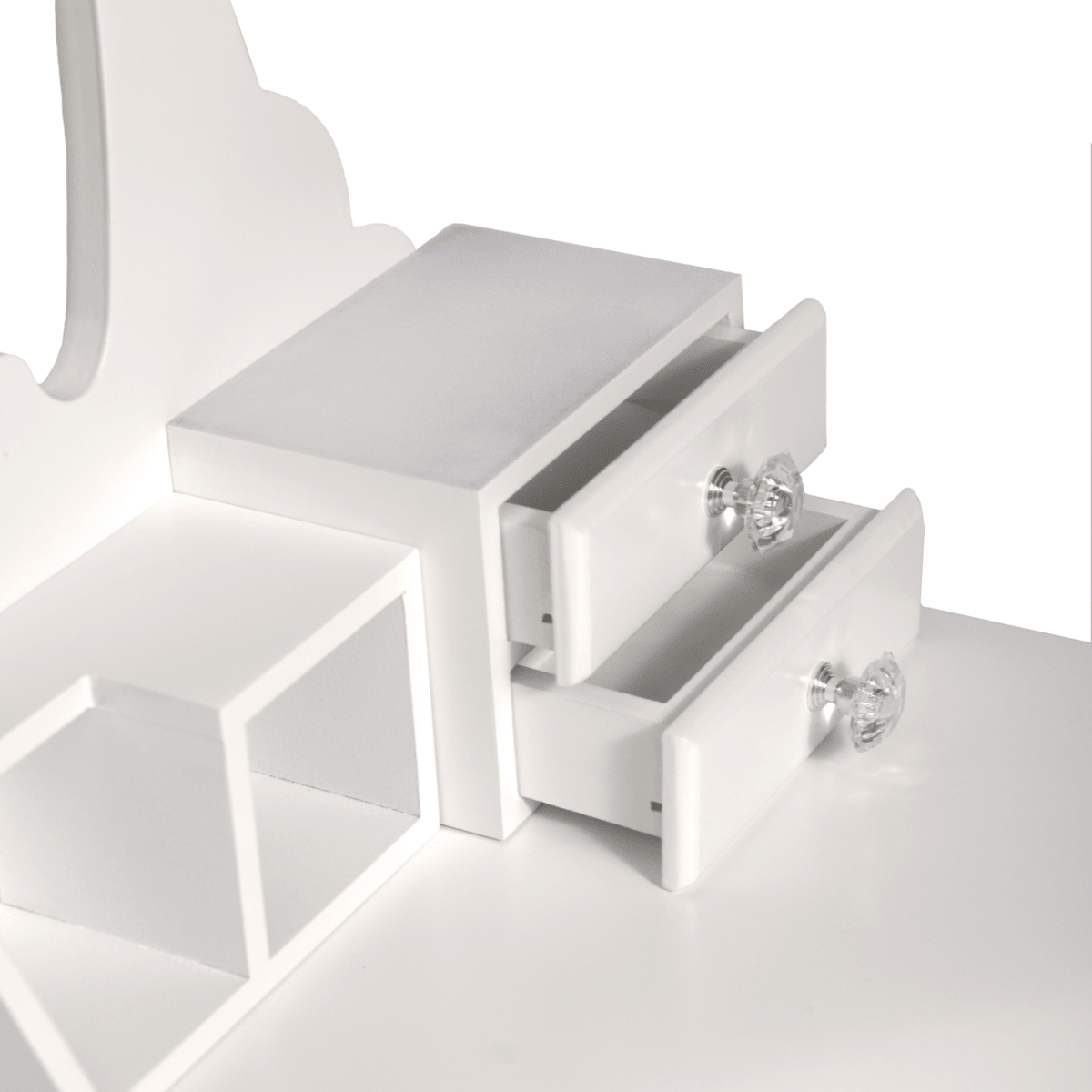 KIT DORMITORIO TOCADOR CATERINA + VELADOR GENOVA 2C3