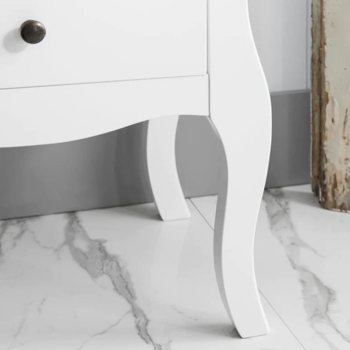 VELADOR DORMITORIO GENOVA 2 CAJONES BLANCO4