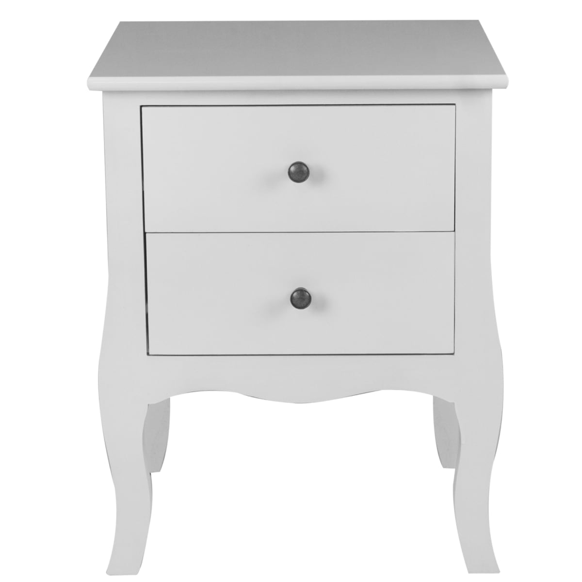 VELADOR DORMITORIO GENOVA 2 CAJONES BLANCO2