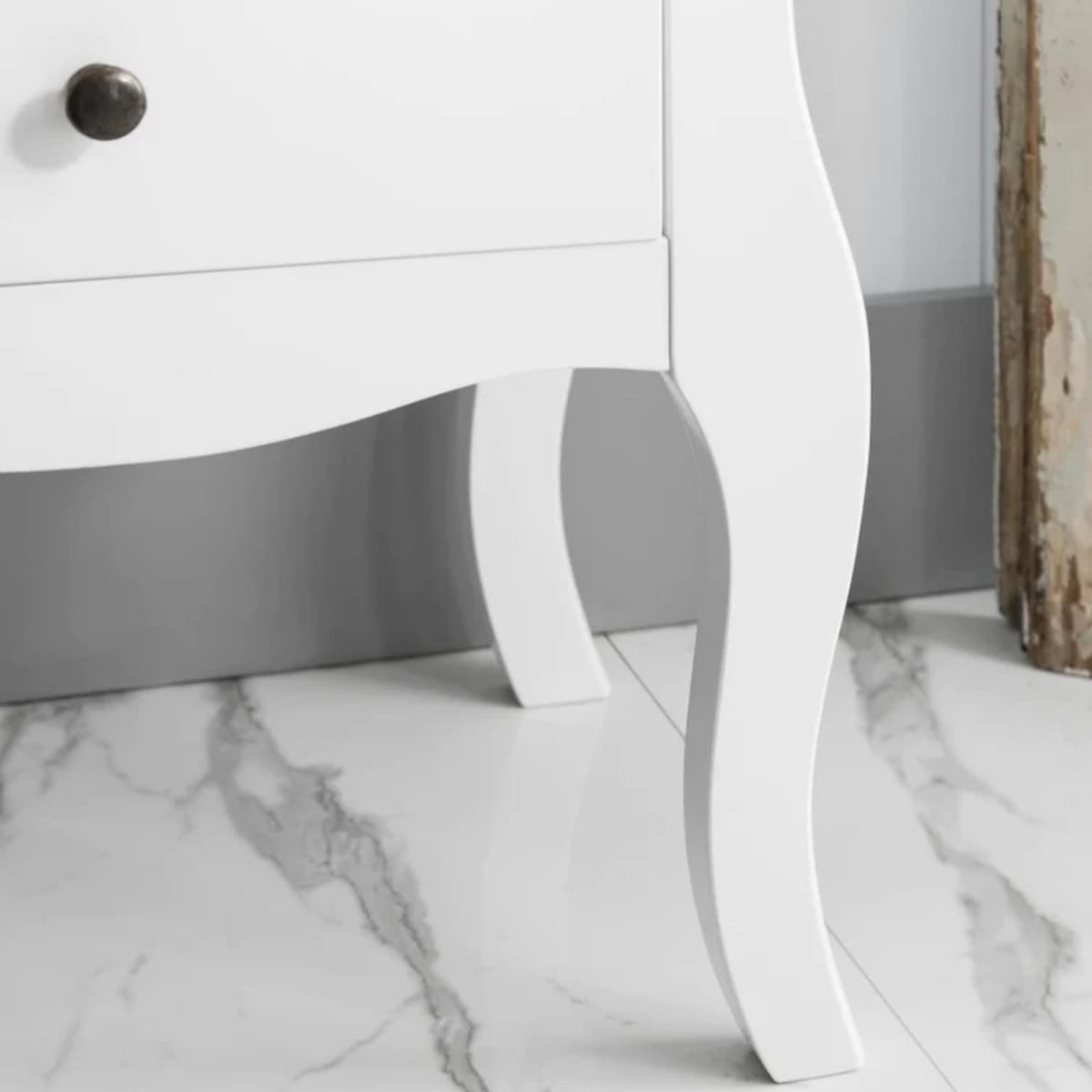 VELADOR DORMITORIO GENOVA 3 CAJONES BLANCO5