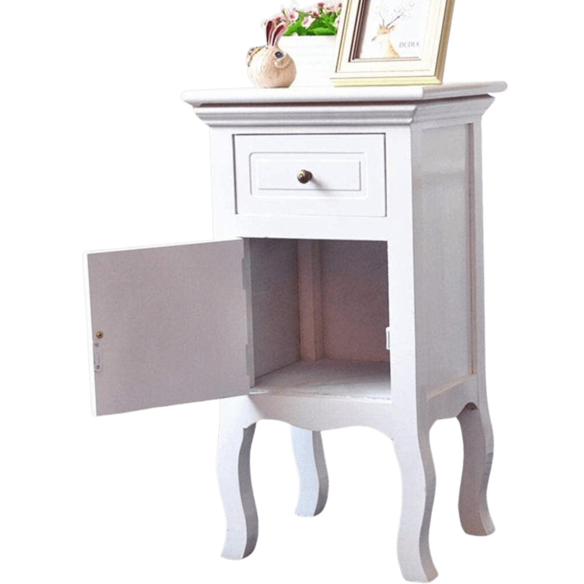 SET 2 VELADORES LIBRERO PARMA PUERTA + CAJON BLANCO4