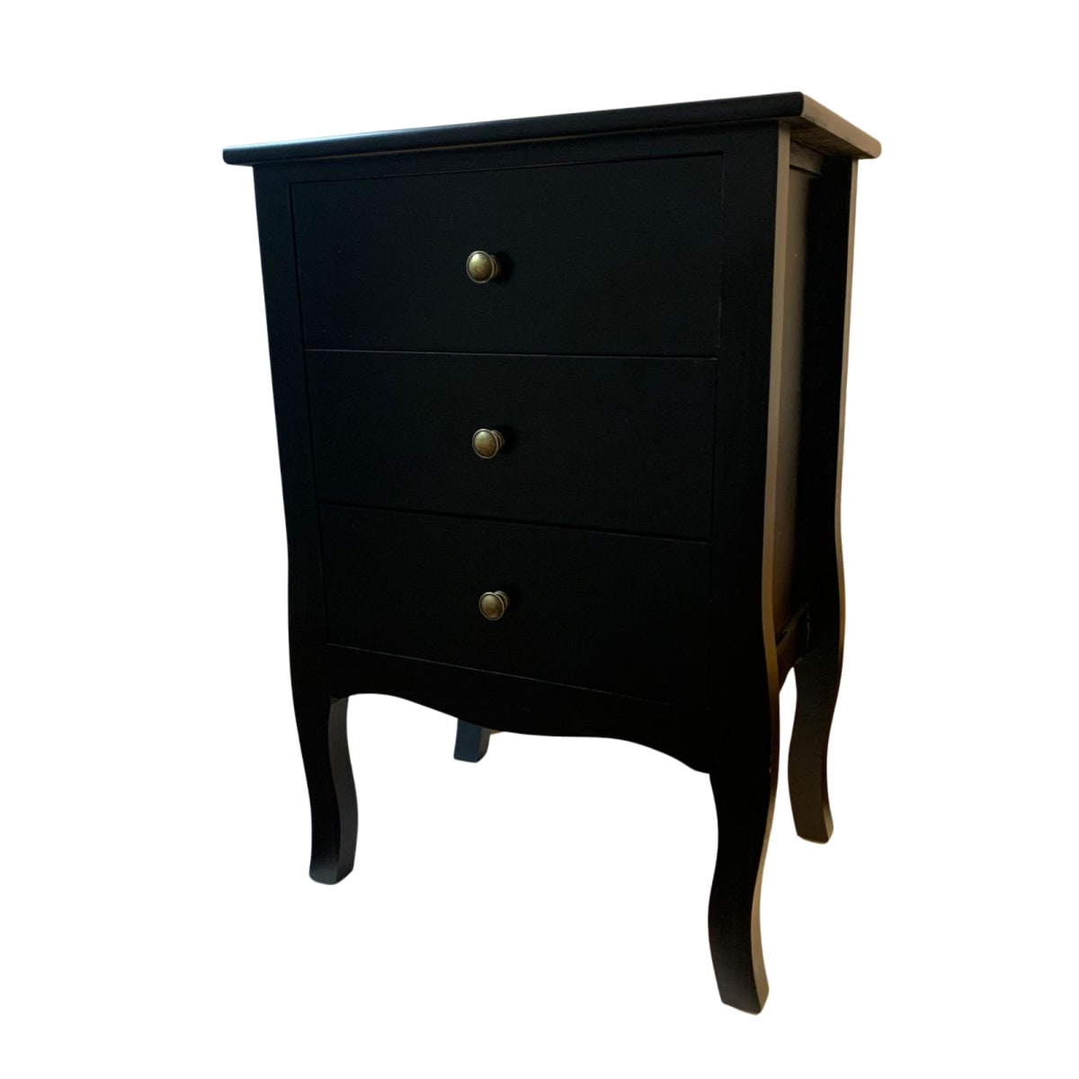 VELADOR DORMITORIO IMPERIA 3 CAJONES NEGRO3