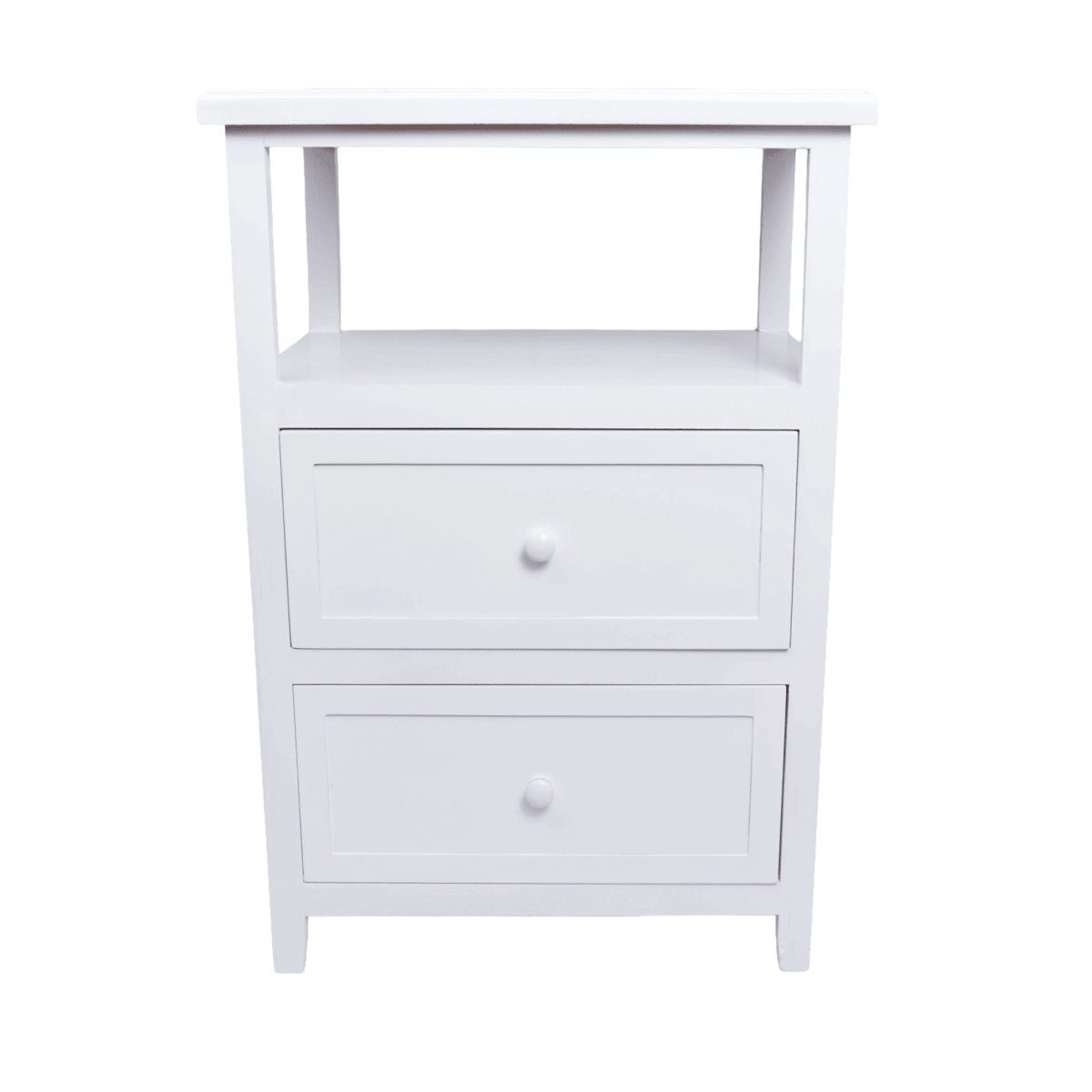 VELADOR DORMITORIO PALLAVICINI 2 CAJONES BLANCO3