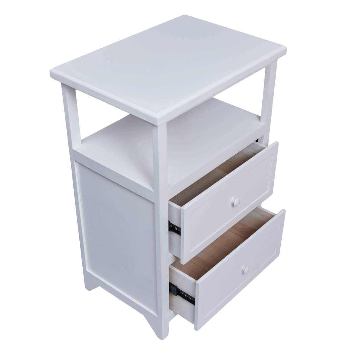 VELADOR DORMITORIO PALLAVICINI 2 CAJONES BLANCO4