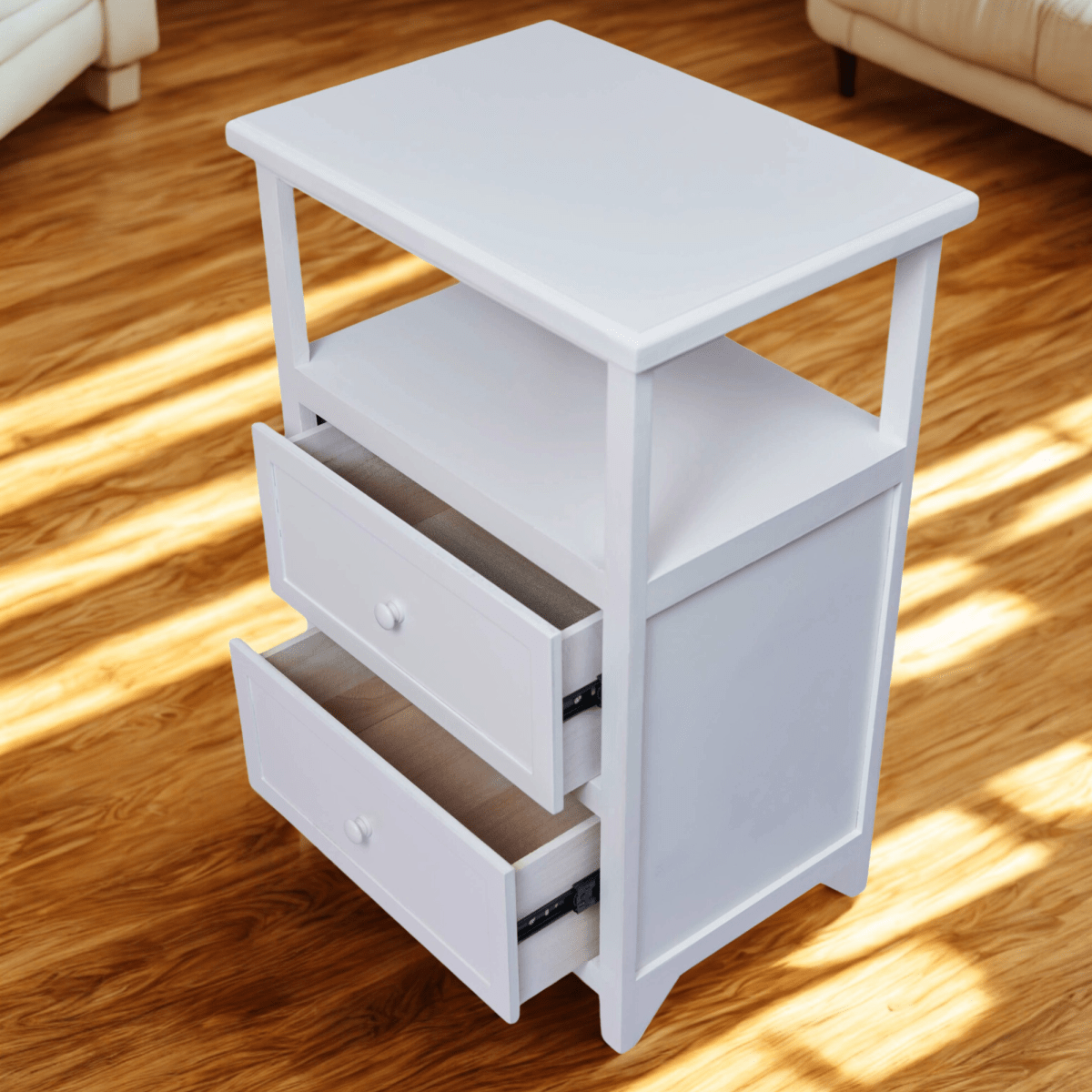 VELADOR DORMITORIO PALLAVICINI 2 CAJONES BLANCO5