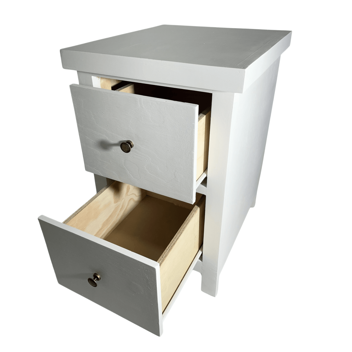 VELADOR DORMITORIO BARI 2 CAJON BLANCO RUSTICO4