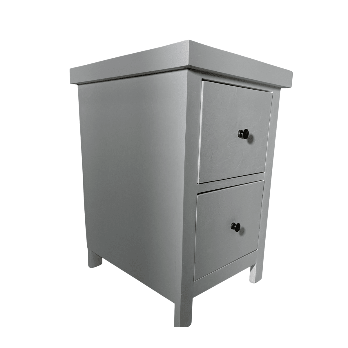 VELADOR DORMITORIO BARI 2 CAJON BLANCO RUSTICO5