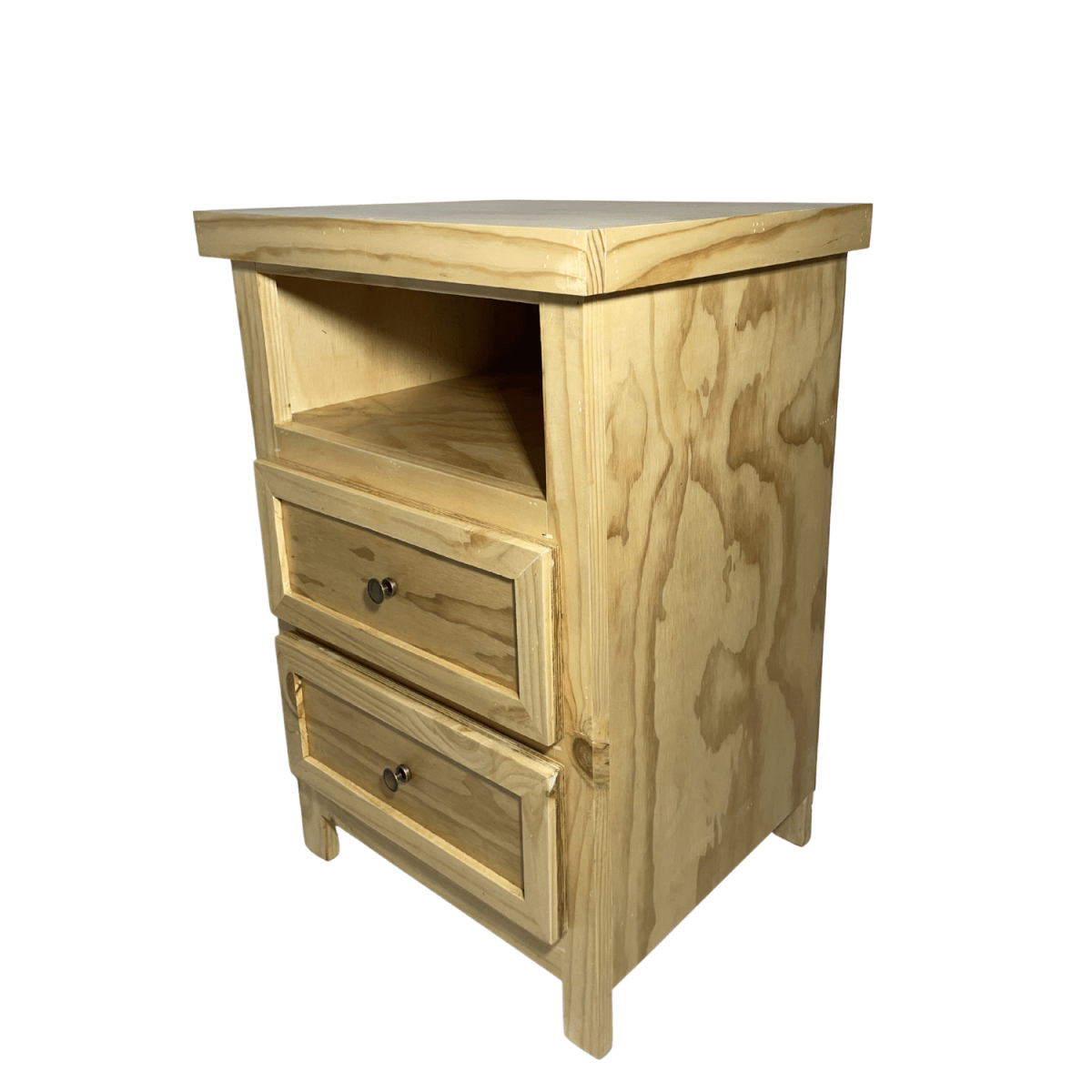 VELADOR DORMITORIO LIBRERO VICENZA 2 CAJONES MADERA NATURAL2