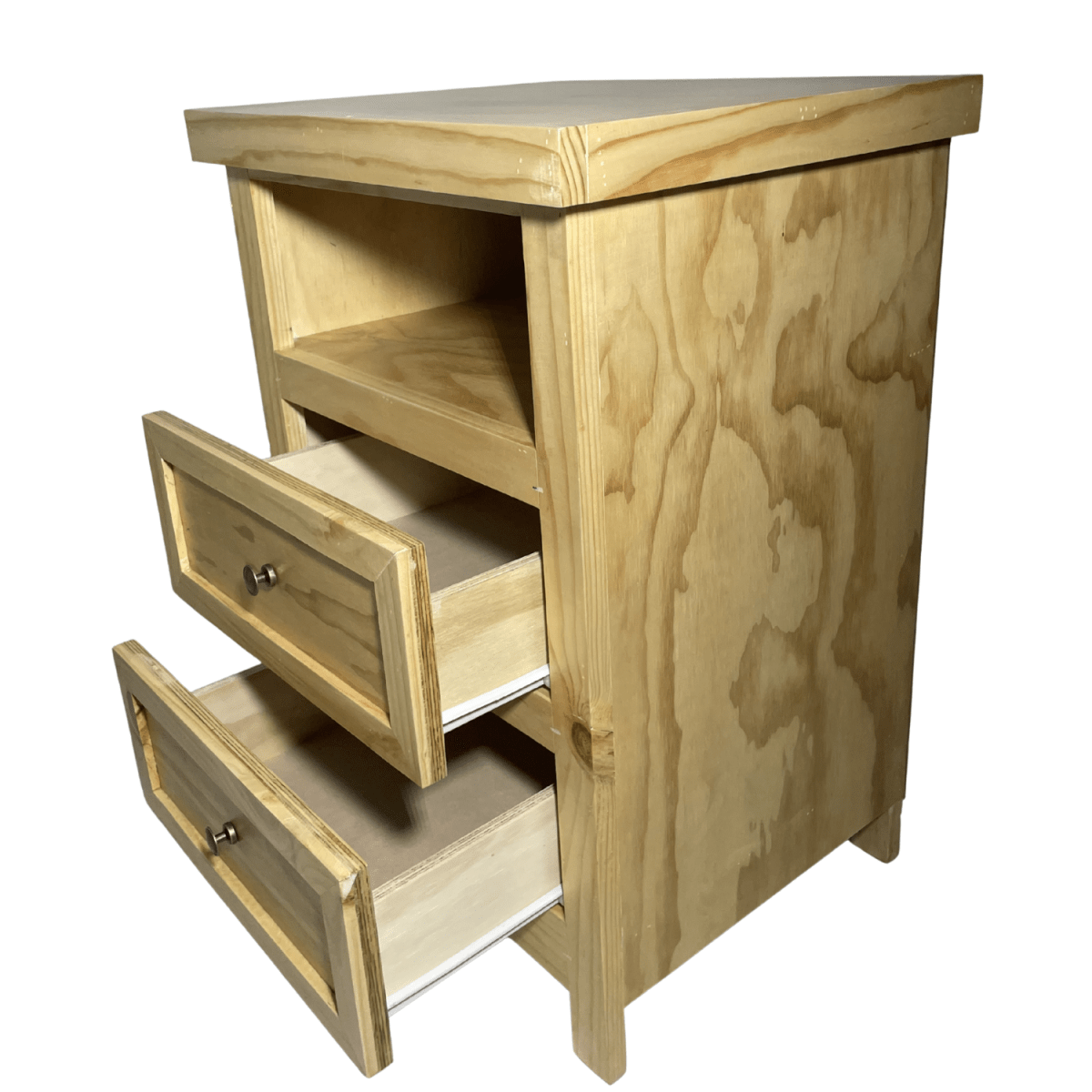 VELADOR DORMITORIO LIBRERO VICENZA 2 CAJONES MADERA NATURAL4