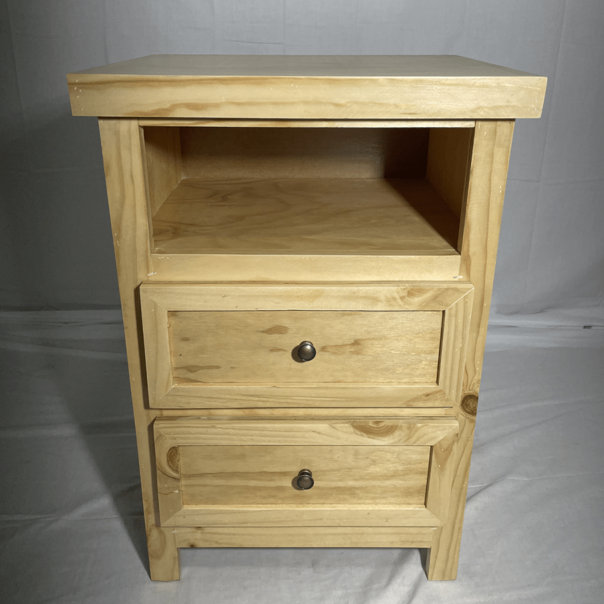 VELADOR DORMITORIO LIBRERO VICENZA 2 CAJONES MADERA NATURAL8