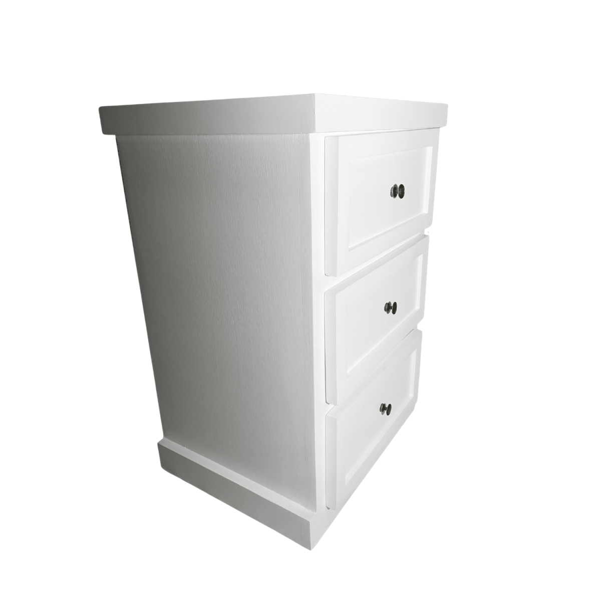 VELADOR DORMITORIO CATANIA 3 CAJONES BLANCO RUSTICO3