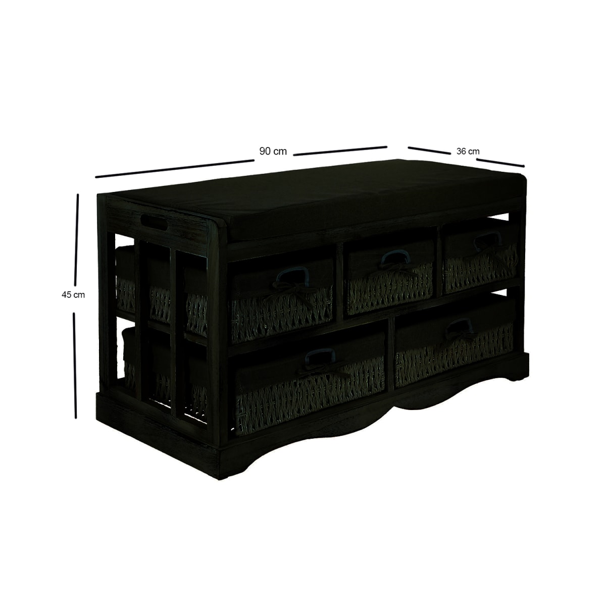 ZAPATERA BANCA MODENA 5 CAJONES BLANCO6