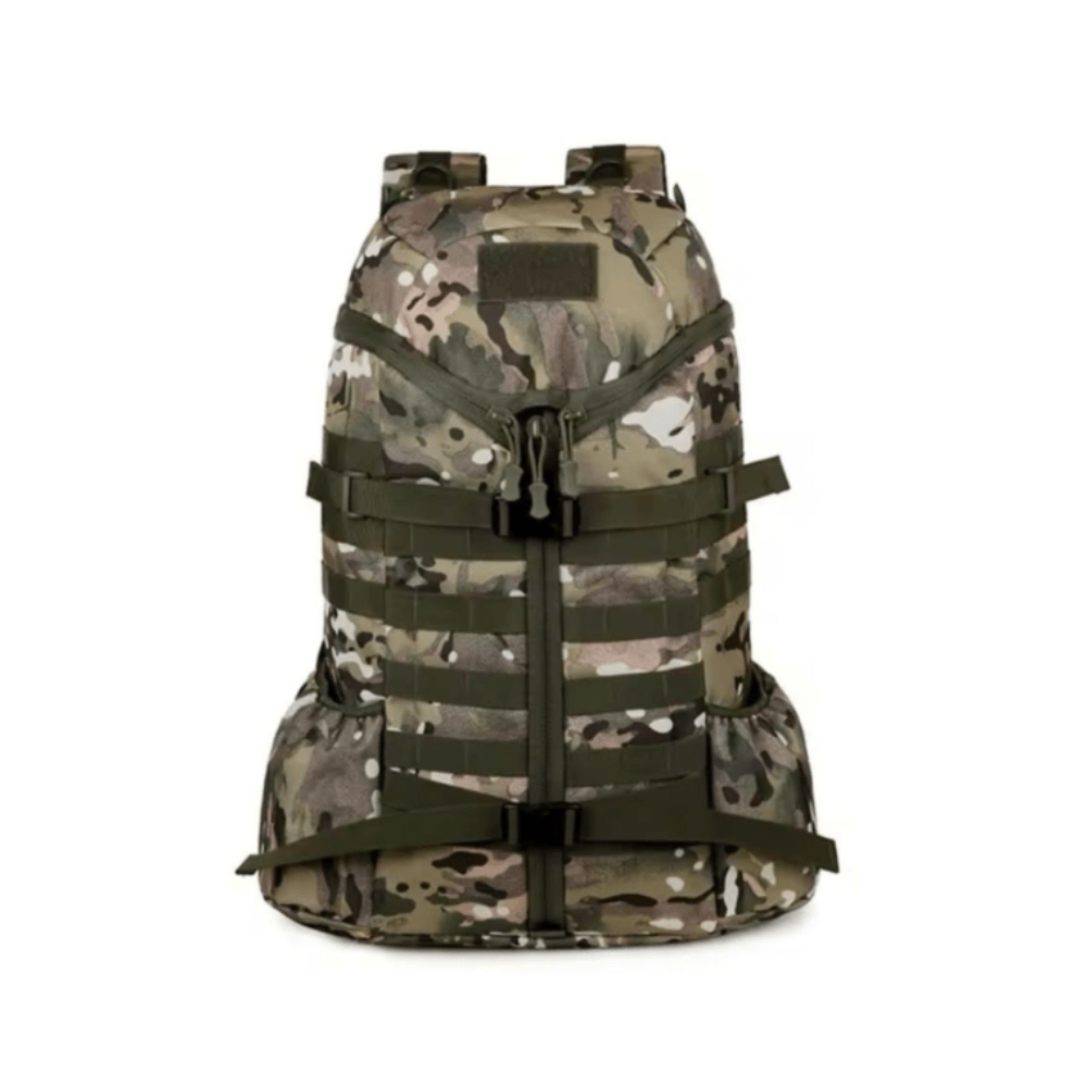 MOCHILA URBANA CON CIERRE FRONTAL 50LTS MULTICAM