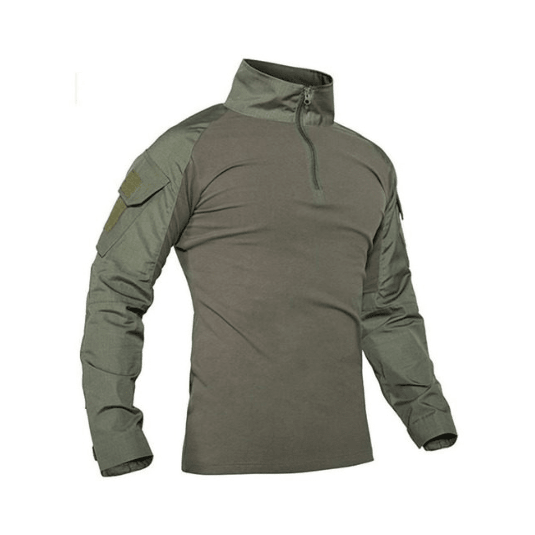 POLERA COMBAT VERDE TALLA 2XL