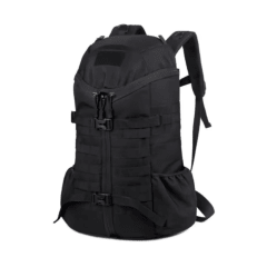 MOCHILA URBANA CON CIERRE FRONTAL 50LTS NEGRO
