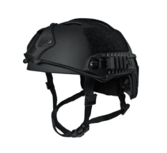 CASCO TÁCTICO NEGRO-AIRSOFT