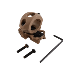 ANCLAJE DE LINTERNA PARA CASCO  TAN