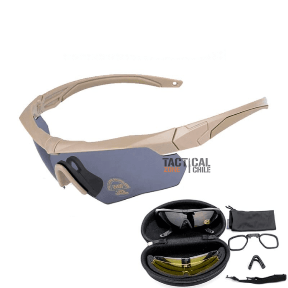 LENTES TACTICOS TAN1