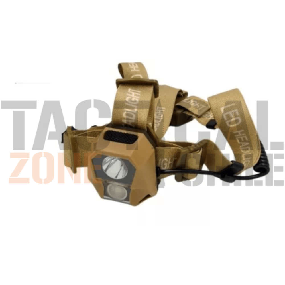 LINTERNA CINTILLO LUZ BLANCA Y ROJA HL-5211