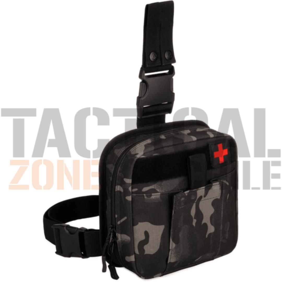 POUCH MÉDICO IFAK DESMONTABLE MULTICAM BLACK1