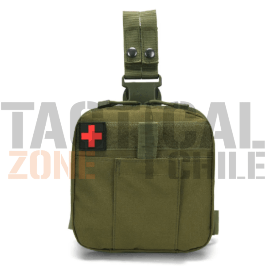 POUCH MÉDICO IFAK DESMONTABLE VERDE1