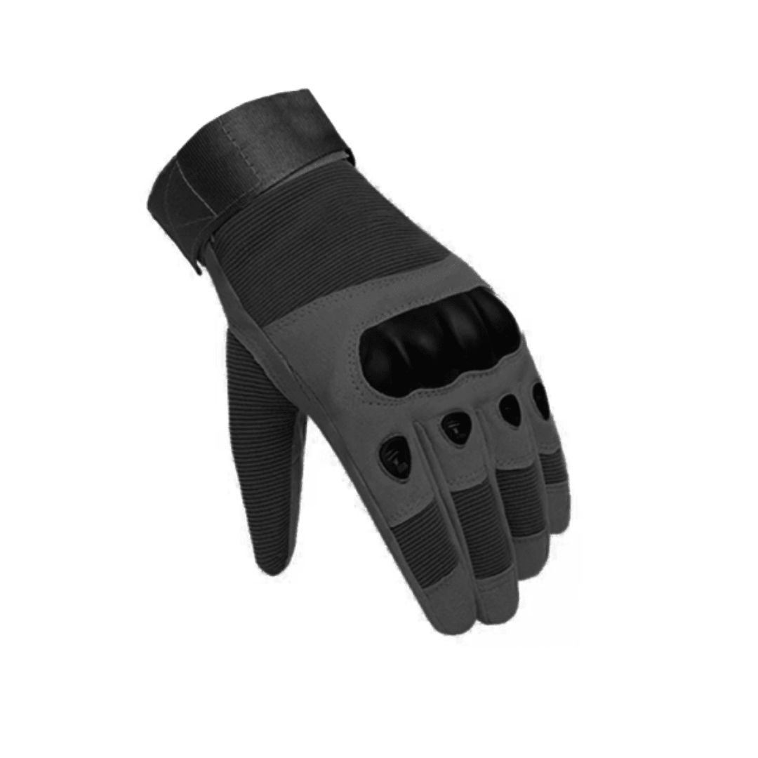 GUANTES-NUDILLO ENGOMADO CON DEDO-NEGRO-TALLA M1