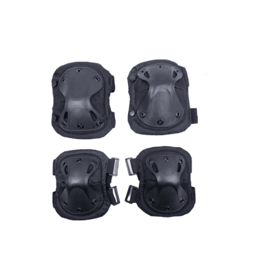 KIT RODILLERAS AIRSOFT ESTRELLA NEGRO1