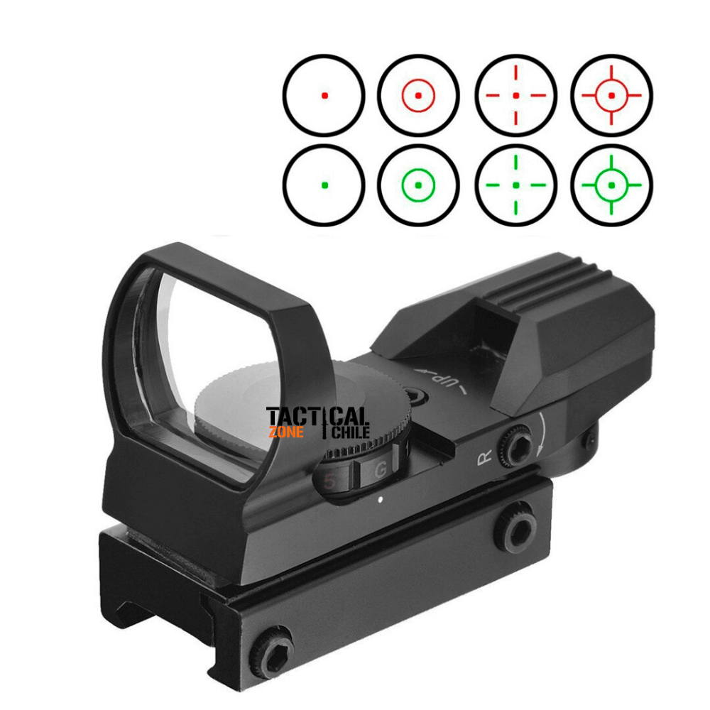 mira reflex - punto rojo y verde (HD101B)1