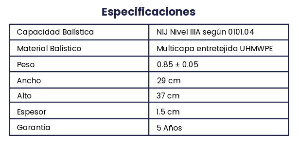 CHALECO BALISTICO  ITV-MOLLE-IIIA.+PLACAS FR-TR+LATERALES5