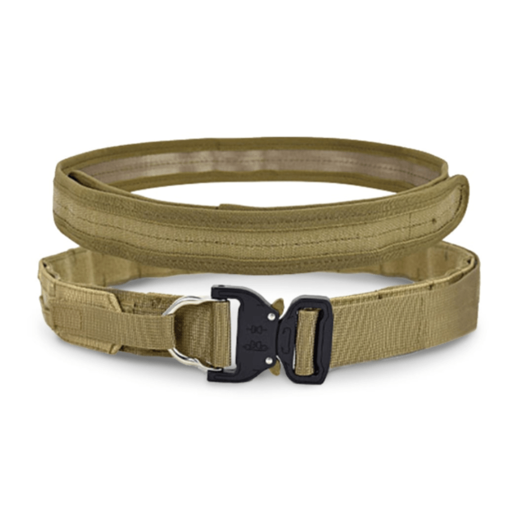 CINTURON COBRA PRIMERA LINEA CON MOLLE TAN1