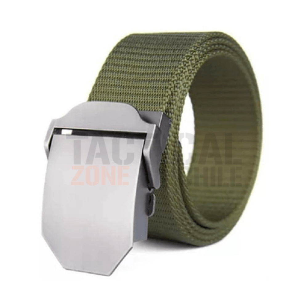 CINTURON HEBILLA METALICA VERDE1