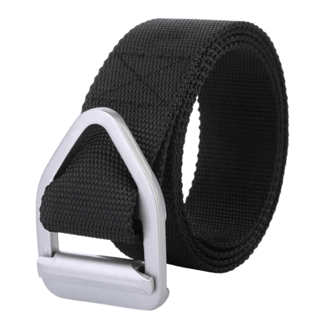 CINTURON HEBILLA TRIANGULAR NEGRO1