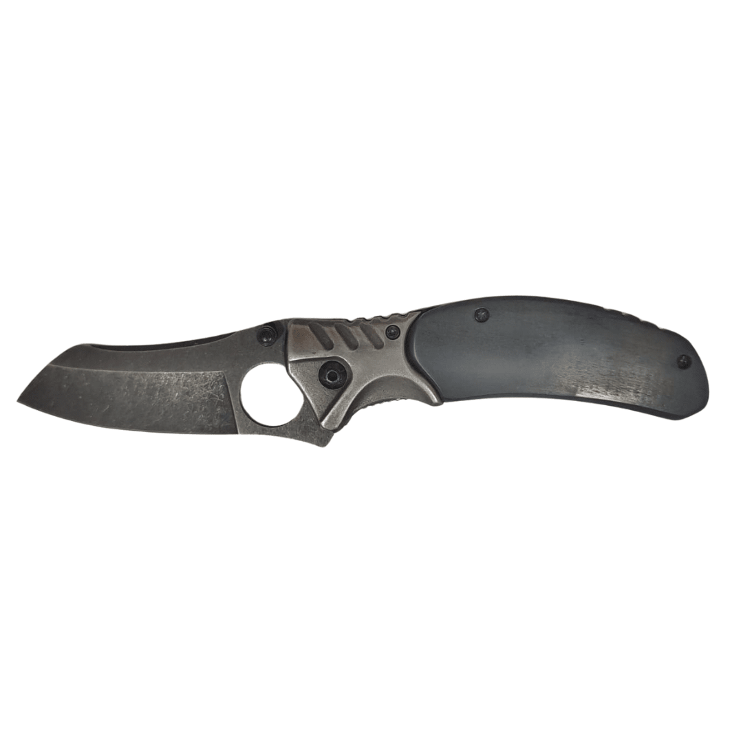 CUCHILLO MANGO DE MADERA NEGRO (Q02)1