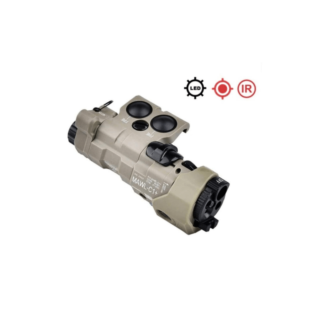 PEQ TAN MAWL-C1 DUMMY LASER ROJO Y VERDE INCLUIDOS1