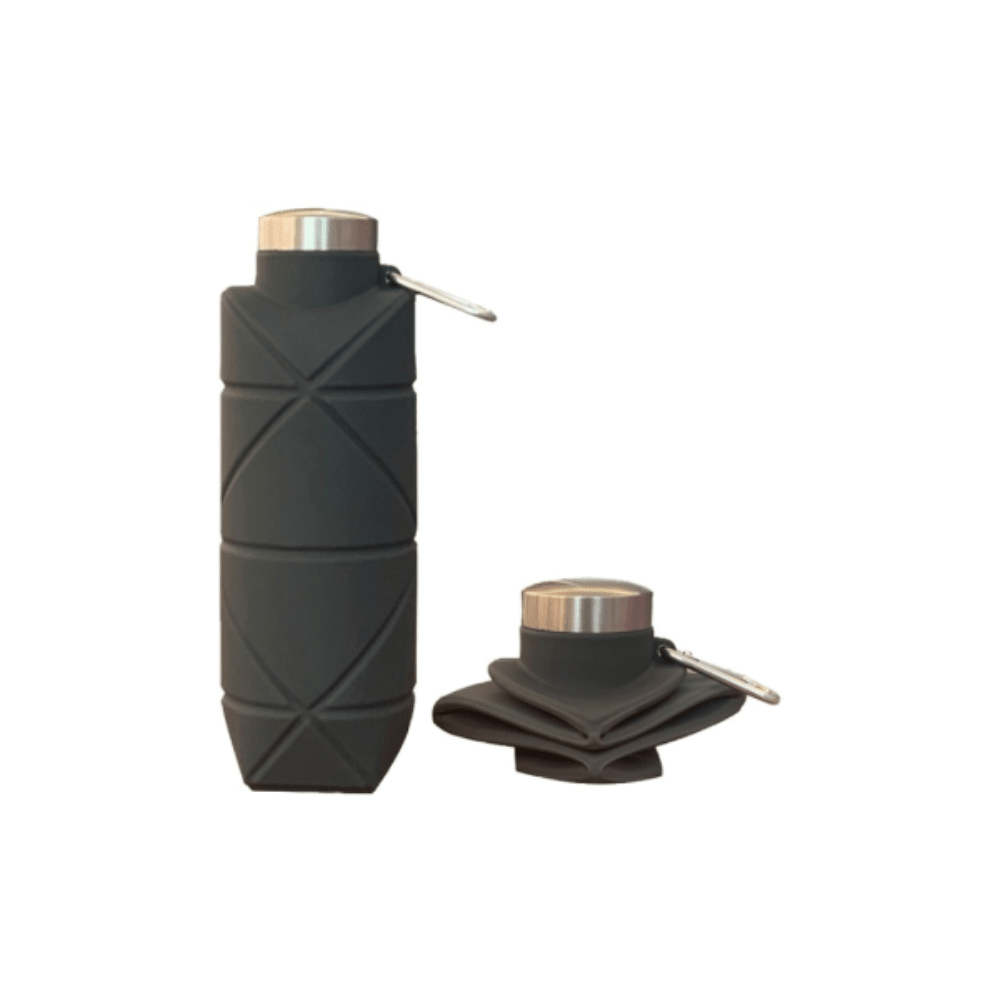 BOTELLA PLEGABLE 700ml (GRIS)