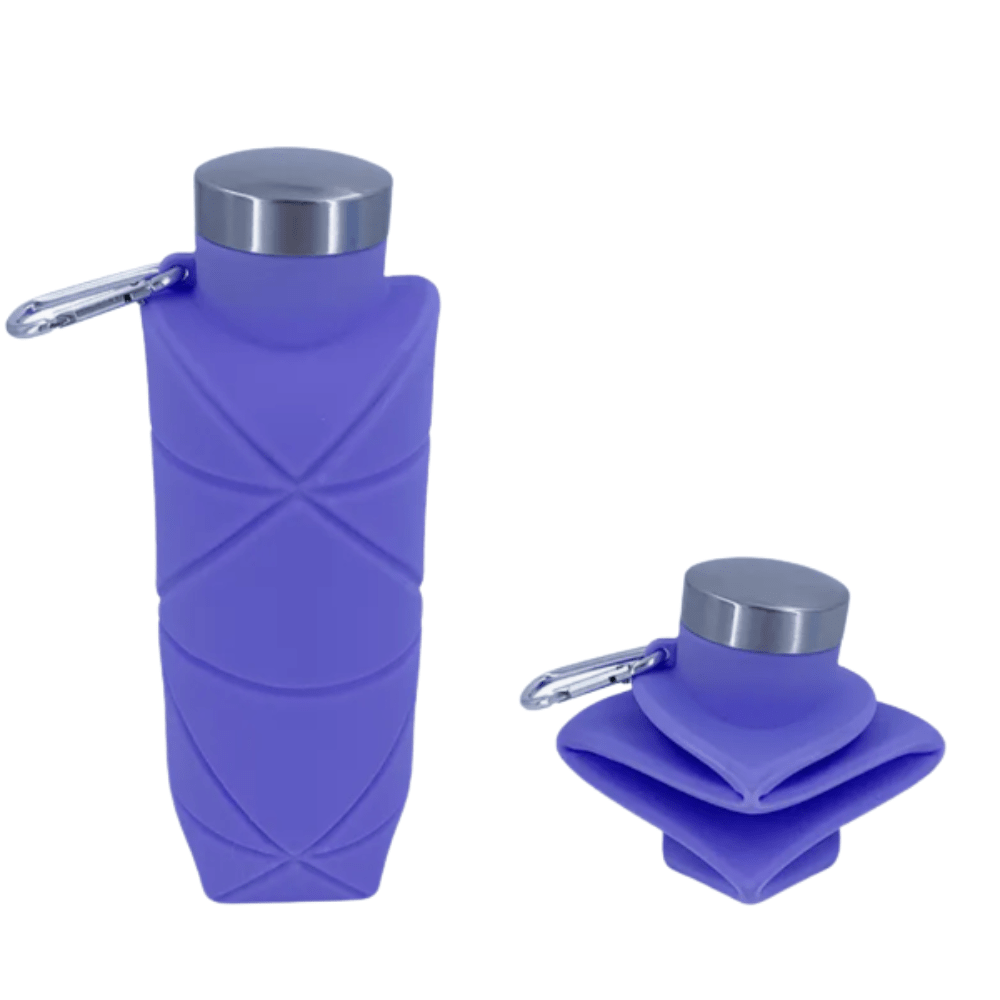 BOTELLA PLEGABLE 700ml (MORADA)