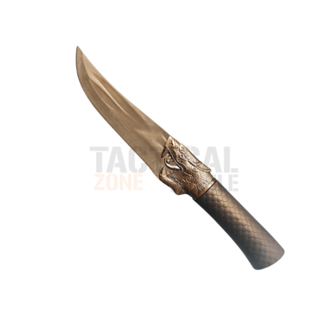 CUCHILLO DE COCINA CON GUARDA DE DRAGON