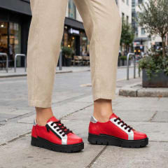 ZAPATILLA JOSE SAENZ EVA ROJO