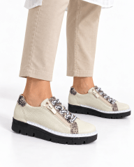 ZAPATILLA JOSE SAENZ EVA BEIGE SERP