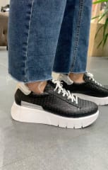 DEPORTIVO COMETA NEGRO METAL PLATA