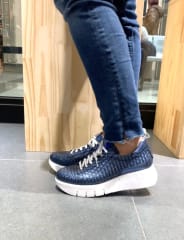 DEPORTIVO COMETA NAVY METAL PLATA